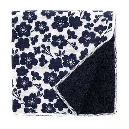 Hankachi Japans handdoekje Sakura Blue