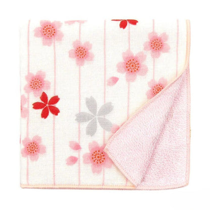 Hankachi Japans handdoekje Sakura Red