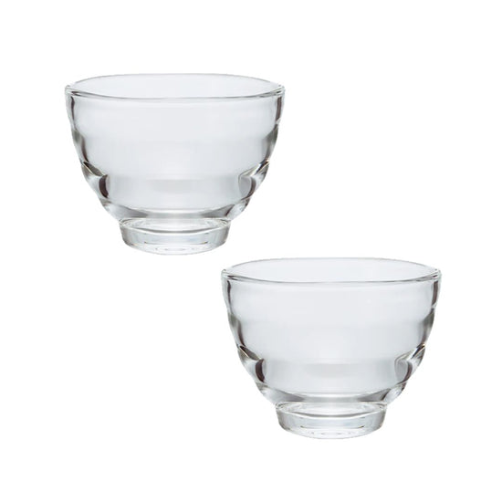 HARIO Yunomi theekopjes van hittebestendig glas, set van 2