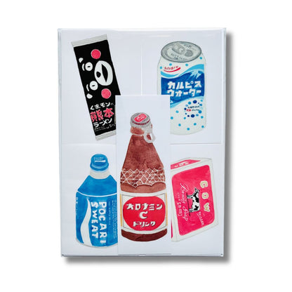 Japan Stickers Red- Melina Pecharki