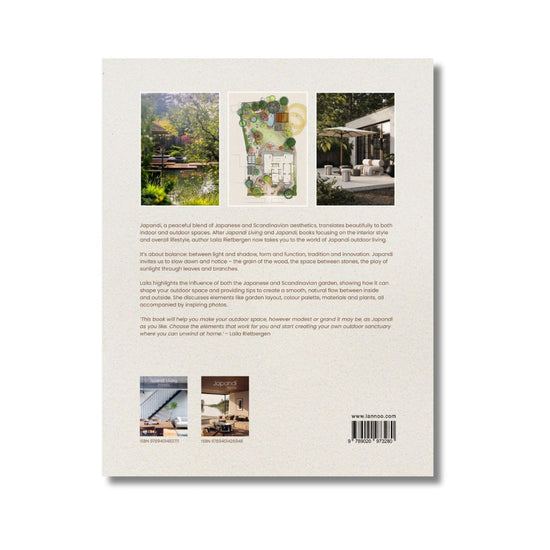 Japandi Outdoor Living inspiratieboek voor iedereen die rust, eenvoud en natuurlijke schoonheid wil brengen in de tuin.