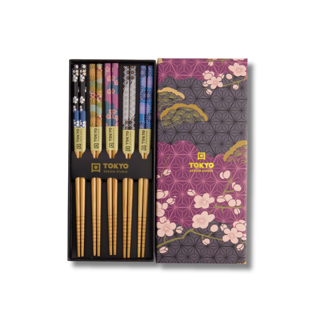 Japanse eetstokjes (hashi), 18 cm lang, lichtgewicht, ideaal voor een Japans diner thuis.