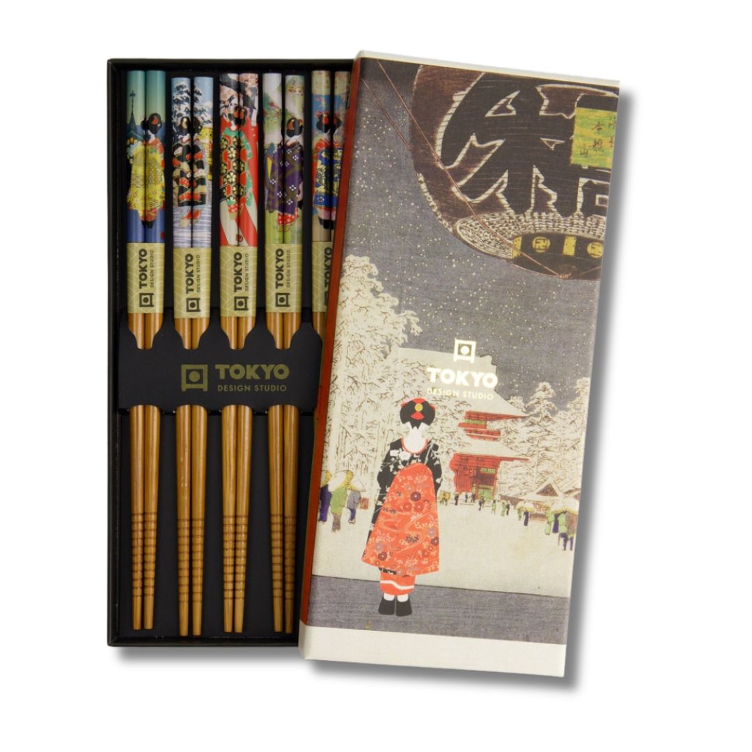 Japanse eetstokjes set Maiko