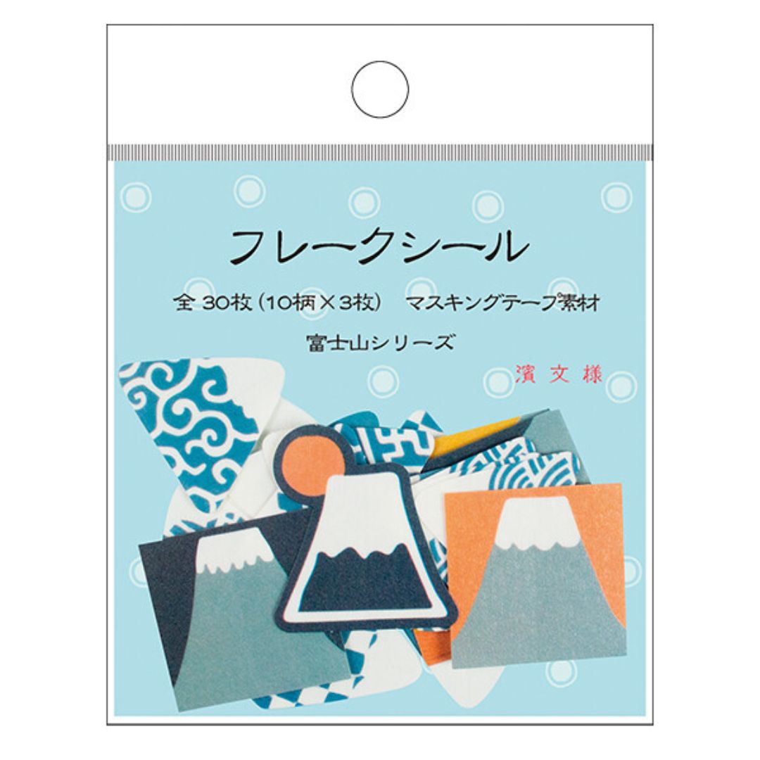 Japanse Flake Stickers Fuji 30 Stuks