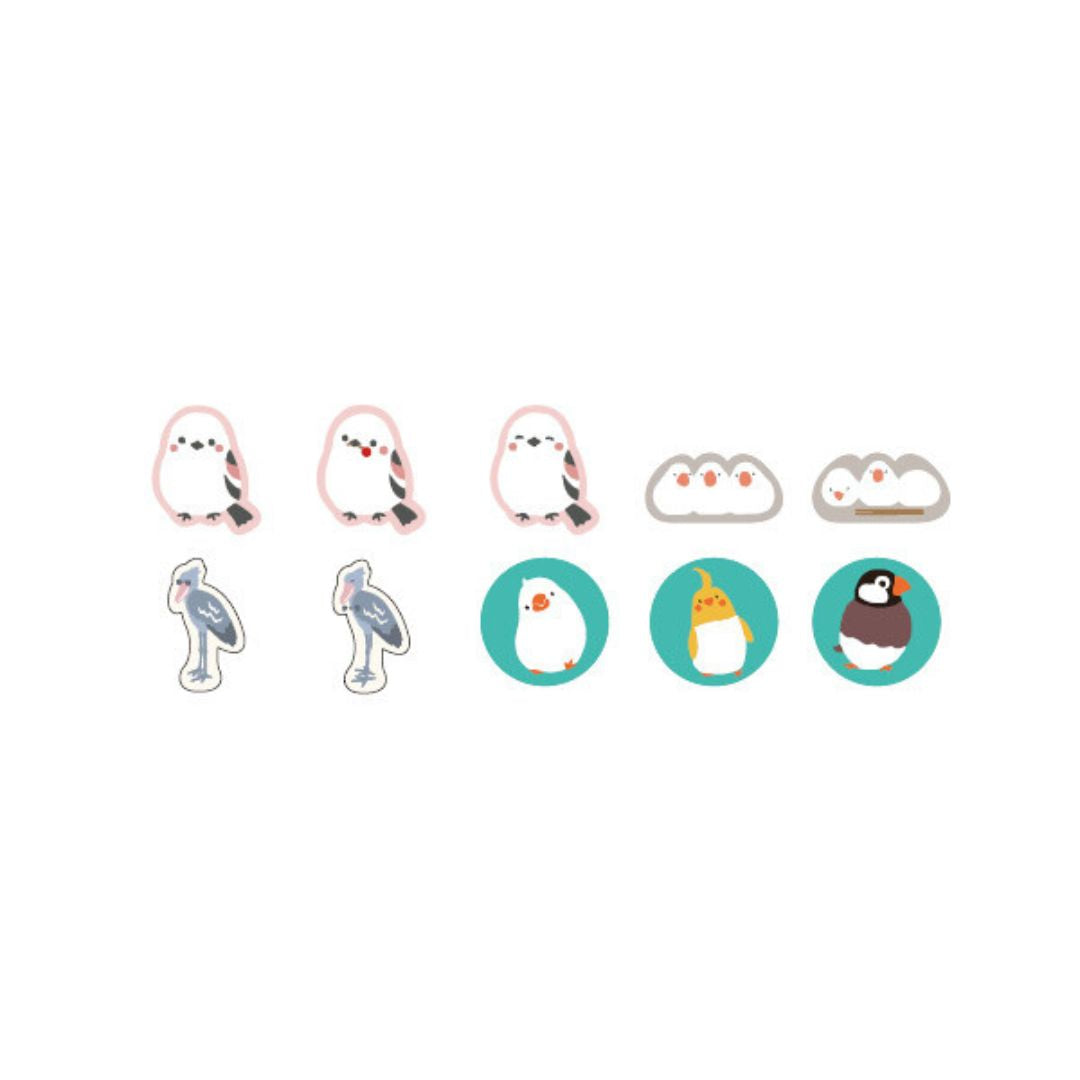 Japanse Flake Stickers Shimaenaga 30 Stuks