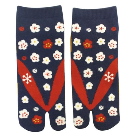 Japanse tabi sokken Sakura Blue
