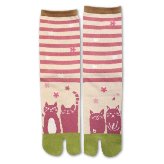 Japanse tabi sokken Sakura Neko