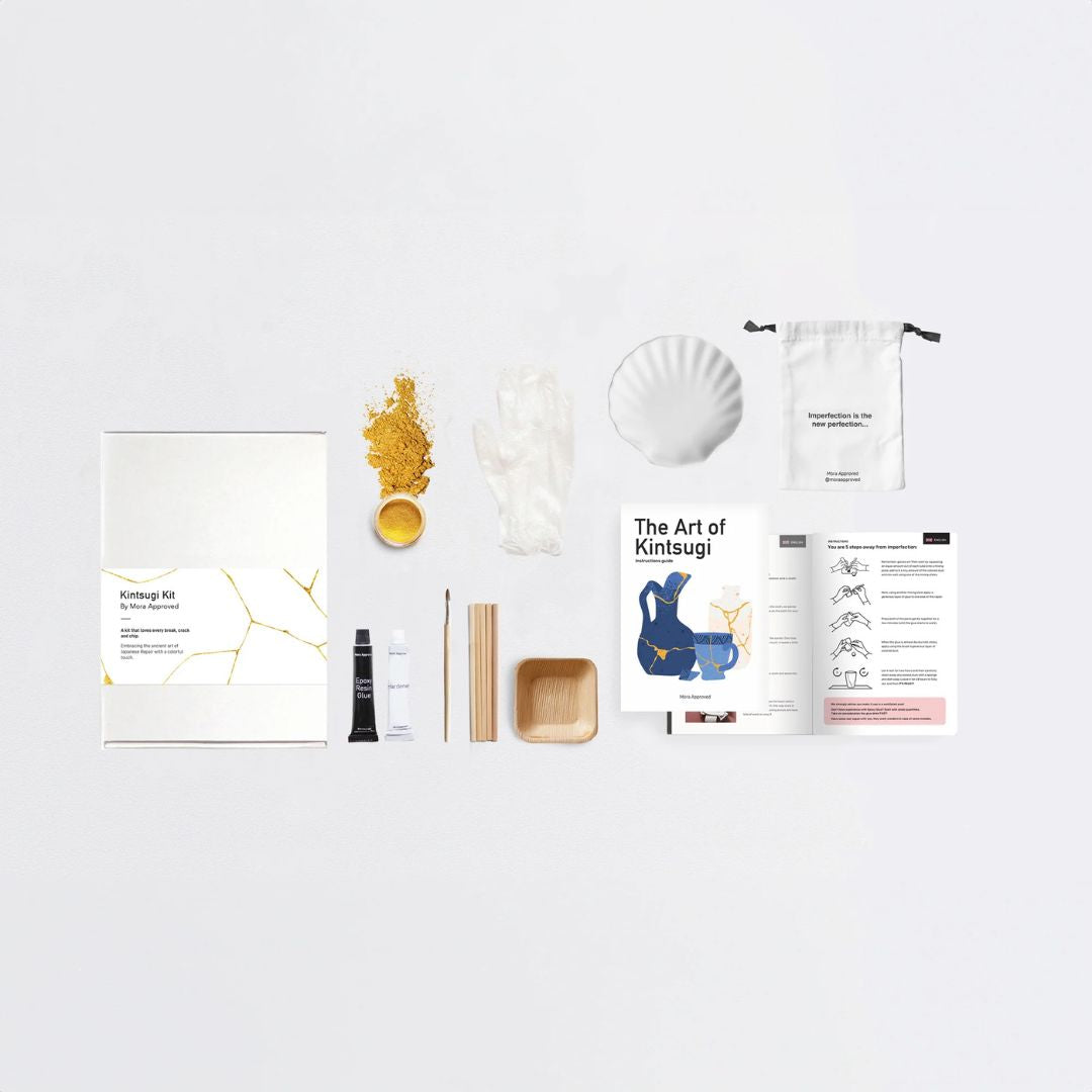 Kintsug Kit met Schelp - Kintsugi Repair Set