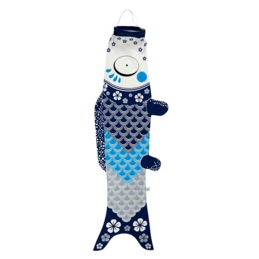 Koinobori karpervlag Big Blue 140cm, van Madame Mo
