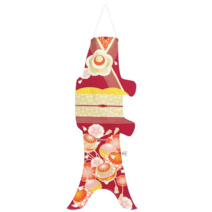 Koinobori karpervlag Kimono Lady 70cm