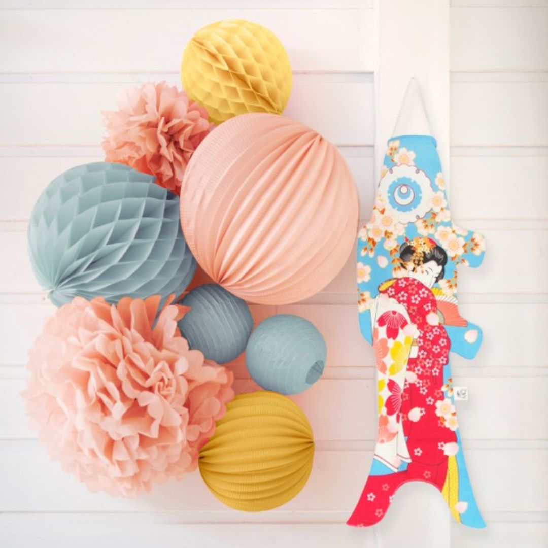 Koinobori karpervlag Maeko 70 cm