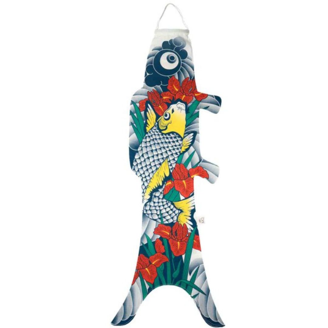 Madame Mo Koinobori karpervlag Tattoo Carp 100cm