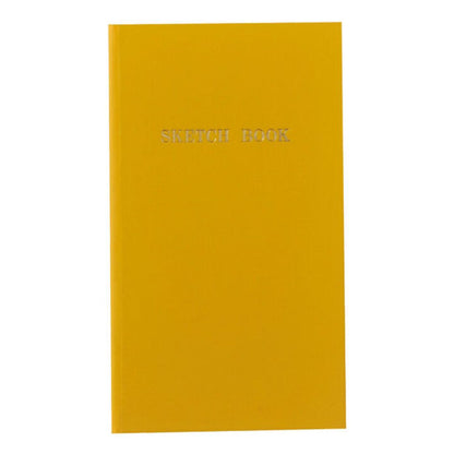 Kokuyo Sketch Book met minimalistische Japanse kaft, compact formaat en geruite pagina’s voor tekenen en notities.