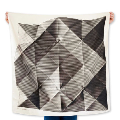 Furoshiki folded paper black by Link Collective