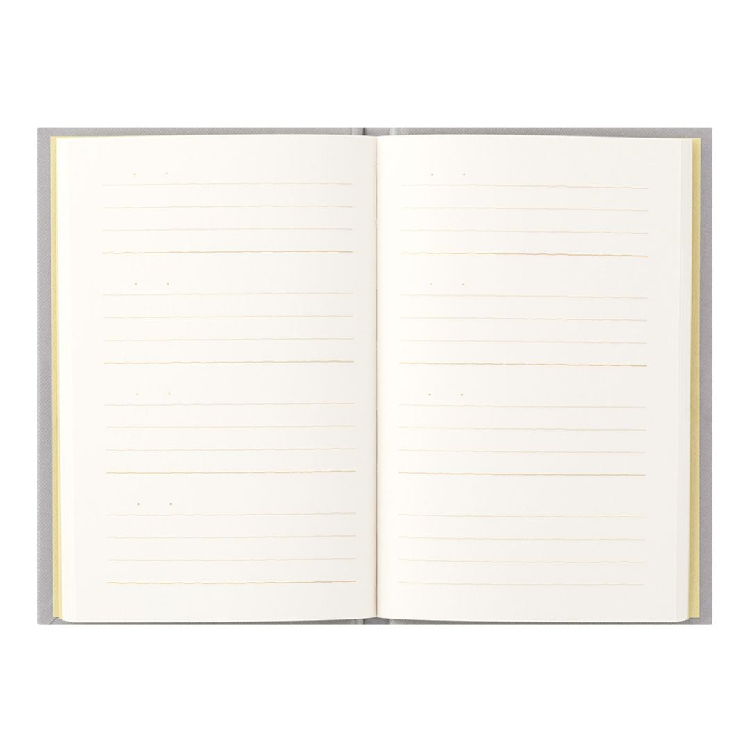 Binnenpagina van de Midori 3-Minute Diary met dagelijkse invulvelden