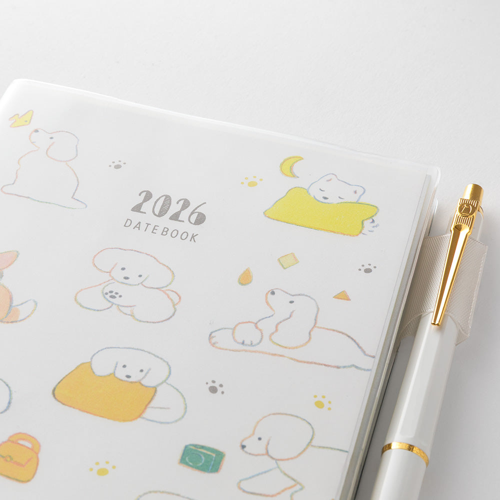 Midori Pocket Diary 2026 B6 Dog