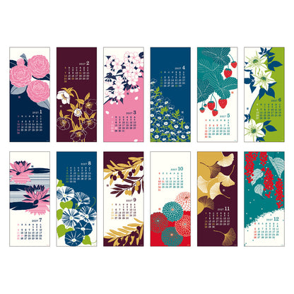 Midori Echizen Muurkalender 2027 Flower (L)