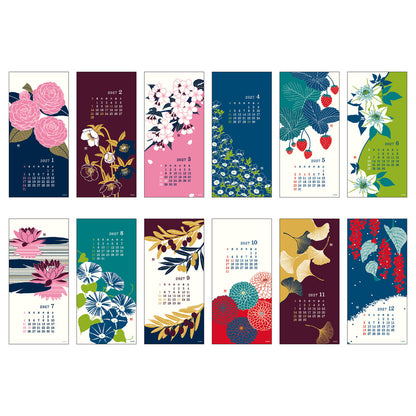 Midori Echizen Muurkalender 2027 Flower (S)