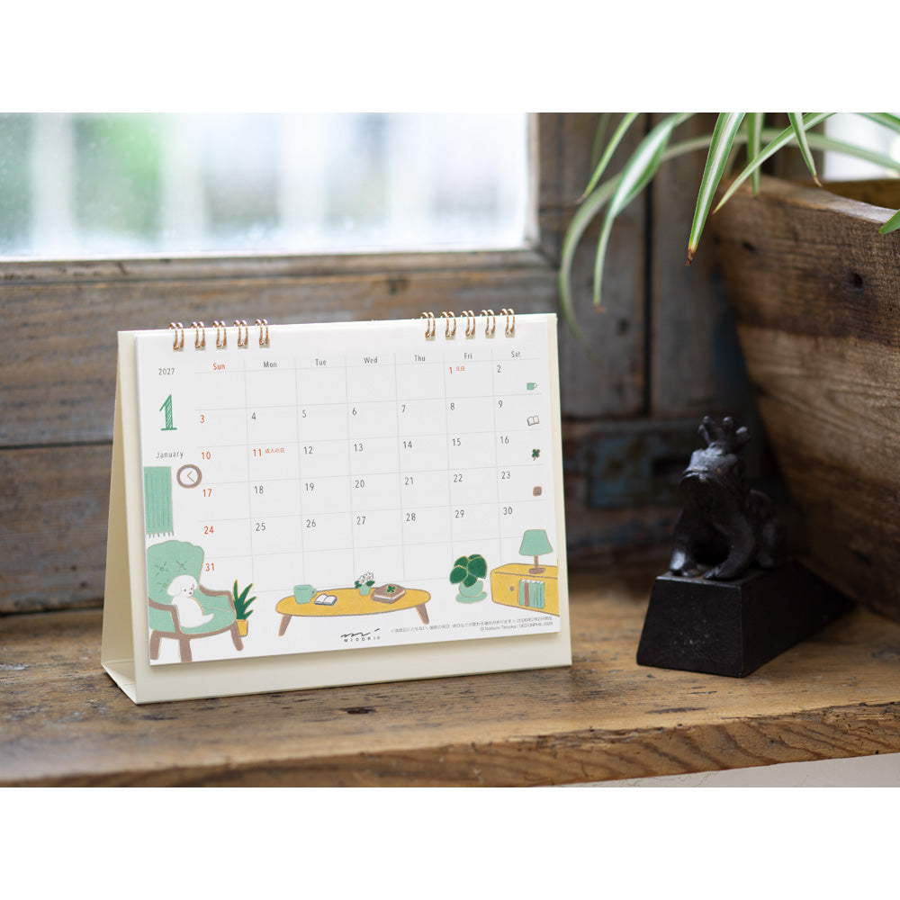 Midori Kalender 2027 Ring Dogs Medium