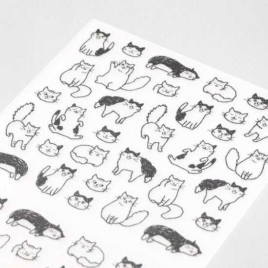 Chatty Cat stickers van Midori voor bullet journals