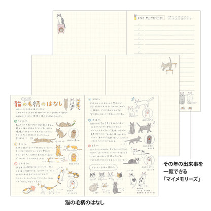 Midori Pocket Diary 2027 A6 Cat