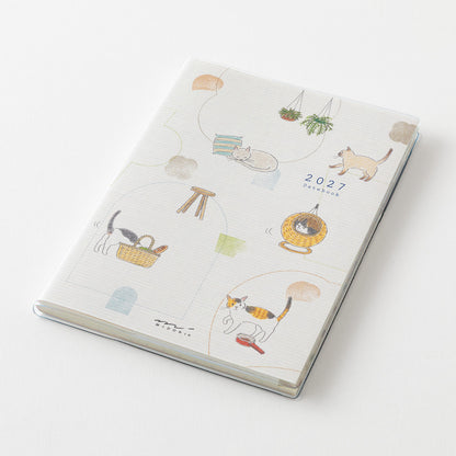 Midori Pocket Diary 2027 A6 Cat