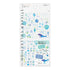Midori Diary Stickers Color Blue 