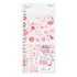 Midori Journaling Stickers Color Pink