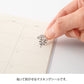 Midori Diary Stickers Monotone Flowers