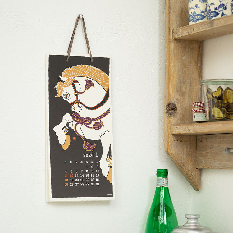 Midori Echizen Muurkalender 2026 Seasonal Tradition (S)
