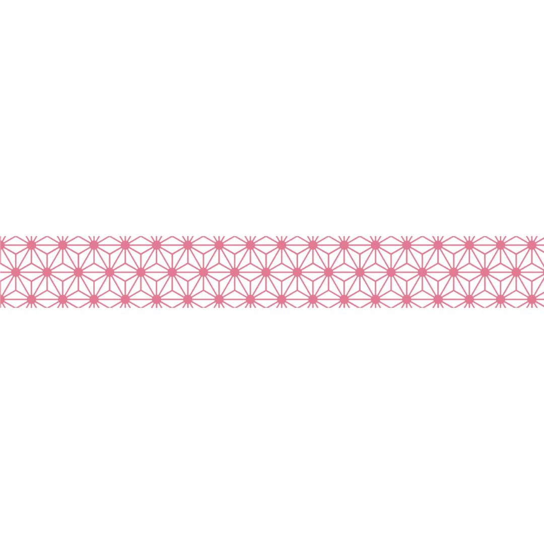 MT washi tape asanoha momo 7M