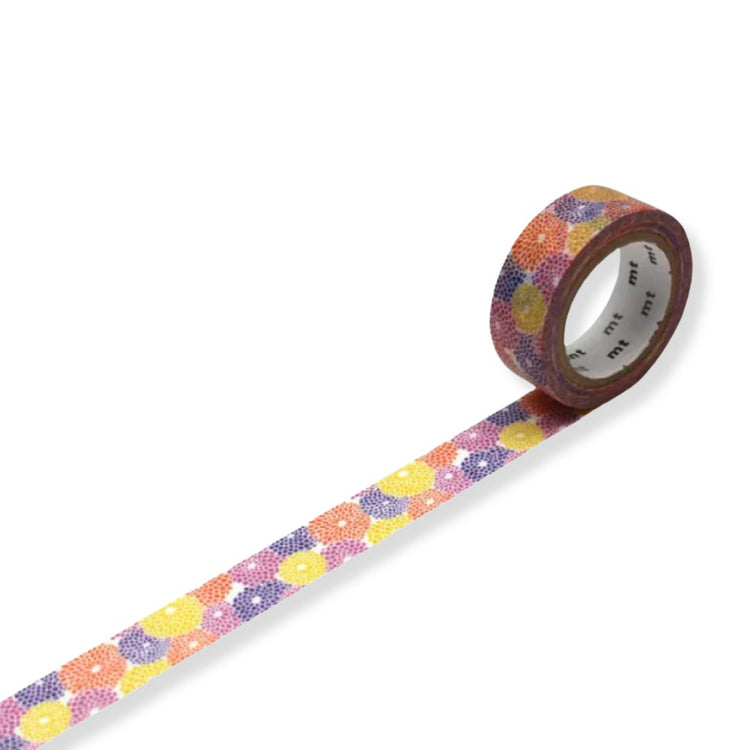 Japanse washi tape an MT met kiku bloemen patroon.