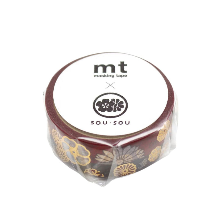 Deze MT washi tape SOU*SOU kinrandonsu uit Japan is ook ideaal om cadeaus te versieren.