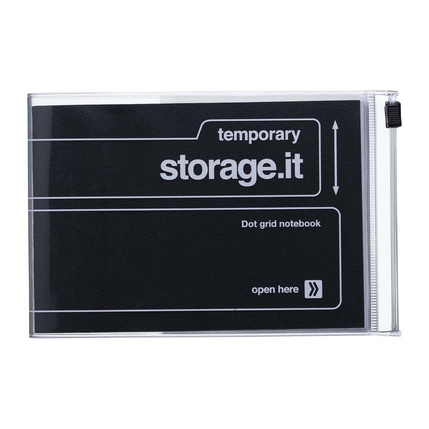 Storage.it notebook A6 zwart