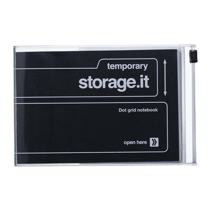 Storage.it notebook A6 zwart