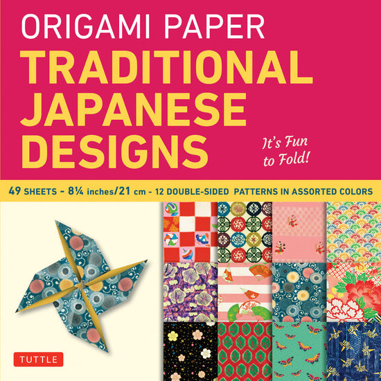 Origami Papier Traditionele Patronen dubbelzijdig 21x21cm