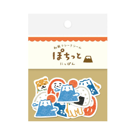 Washi Flake Stickers Japan