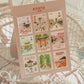Kyoto Poststamp Stickers - L&