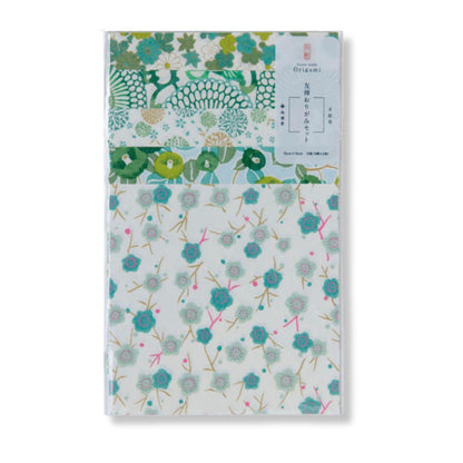 Shogado Origamipapier Kyoto | Green | 10 Velletjes met Japanse Patronen (kopie)