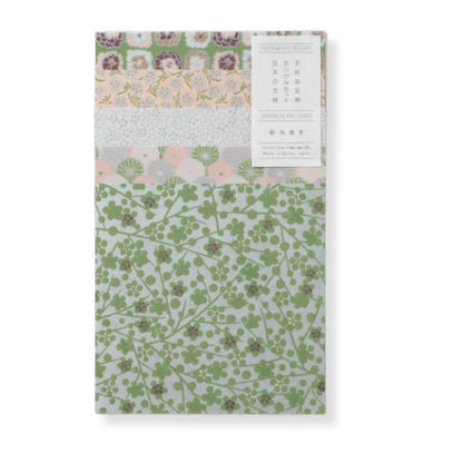 Shogado Origamipapier Kyoto | Flower1 | 10 Velletjes met Japanse Patronen