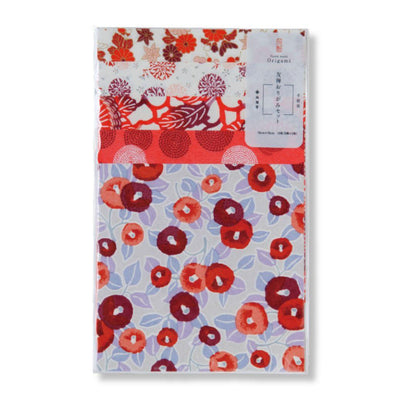 Shogado Origamipapier Kyoto | Red | 10 Velletjes met Japanse Patronen
