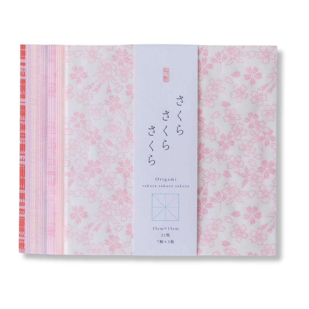 Shogado Origamipapier Kyoto | Sakura | 10 Velletjes met Japanse Patronen