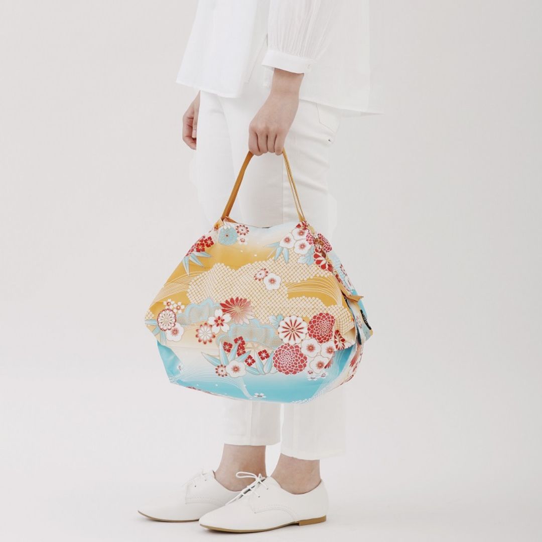 Shupatto Foldable Bag Nagare Gumo – opvouwbare tas L (40L) van polyester