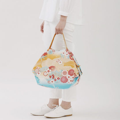 Shupatto Foldable Bag Nagare Gumo – opvouwbare tas L (40L) van polyester