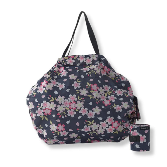 Shupatto Foldable Bag Sakura – opvouwbare tas M (15L) van polyester