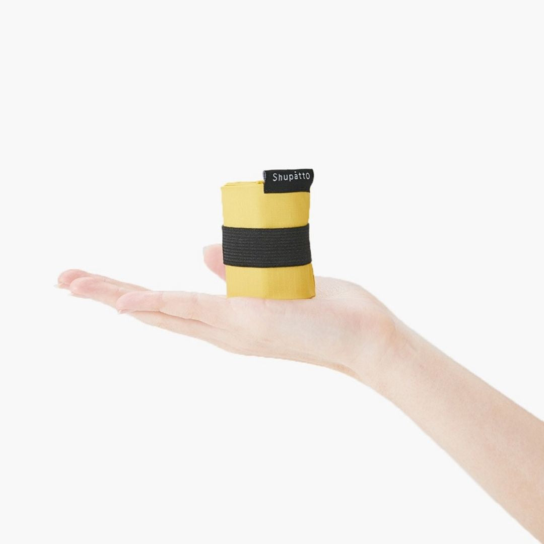Shupatto, de Japanse tas die je in een rolletje meeneemt onderweg
