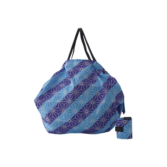 Shupatto Foldable Bag Asanoha – opvouwbare tas M (15L) van polyester