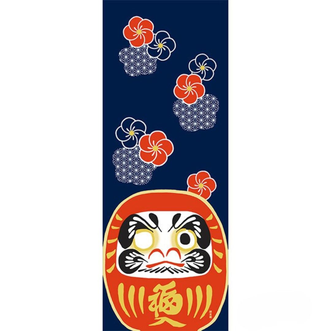 Tenugui Japanse katoenen doek Daruma