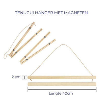 Tenugui hanger met magneten