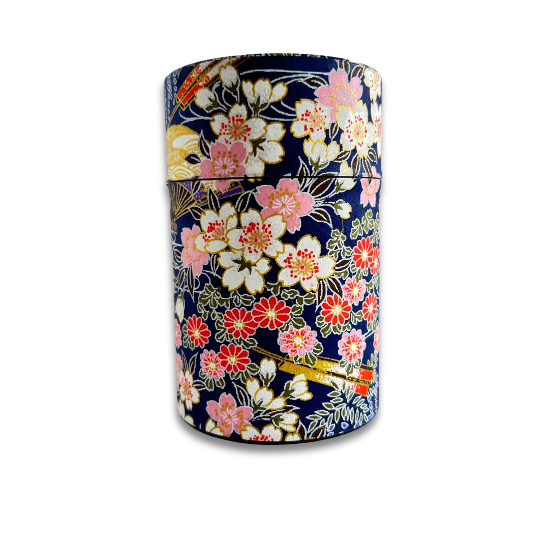 Japans theeblik 100gr sakura blauw sakura bloemen